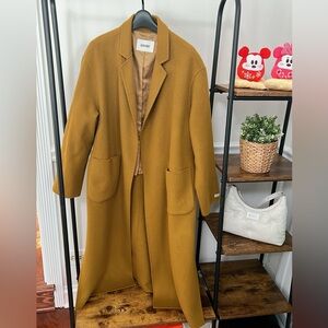 Oversized wool coat